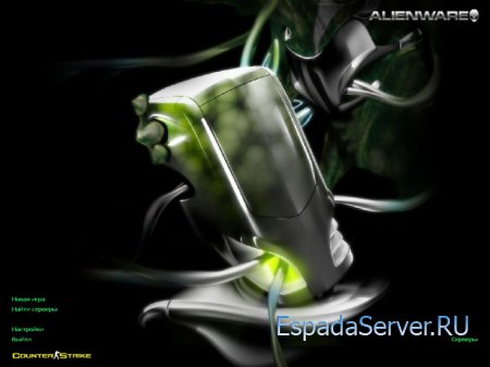 Постер к новости Меню игры CS 1.6 - Alien ware (Чужеродное изделие)