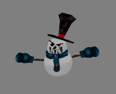 Новогодняя модель снеговика для кс 1.6