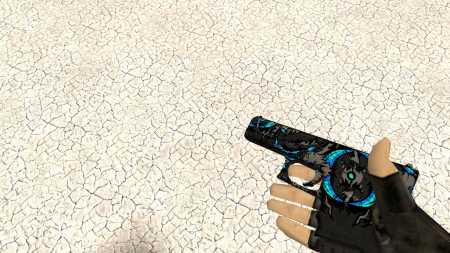 Модель HD Glock-18 «Fowl Thing Neptune» из CS:GO для CS 1.6