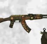 Модель HD AK-47  «Demon Hunter» из CS:GO для CS 1.6
