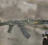 Модель HD AK-47 «Африканская сетка» c анимацией осмотра для КС 1.6