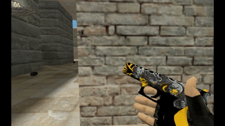 HD Модель  Glock «Bones» для CS 1.6