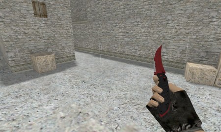 Модель HD ножа «Flip Knife Crimson Web» для CS 1.6