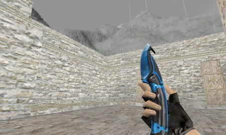 HD Модель ножа  «Gut Knife | Blueprint» для CS 1.6
