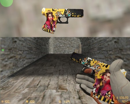 Постер к новости Модель HD Glock «Bullet Queen» для CS 1.6