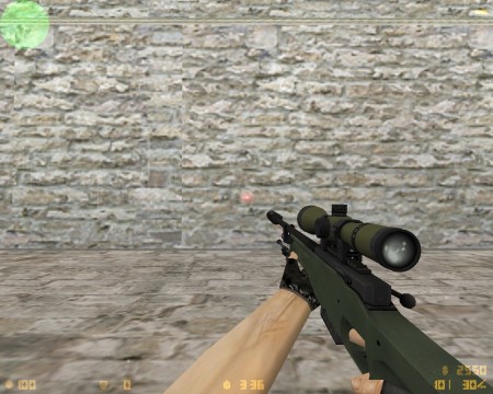 Снайперская винтовка AWP с глушителем и лазерным целеуказателем теперь и для CS 1.6.